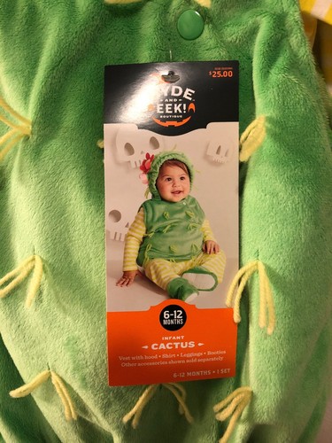 Infant Baby Cactus Costume 6-12 Months NEW Hyde and Eek Target - Picture 2 of 4