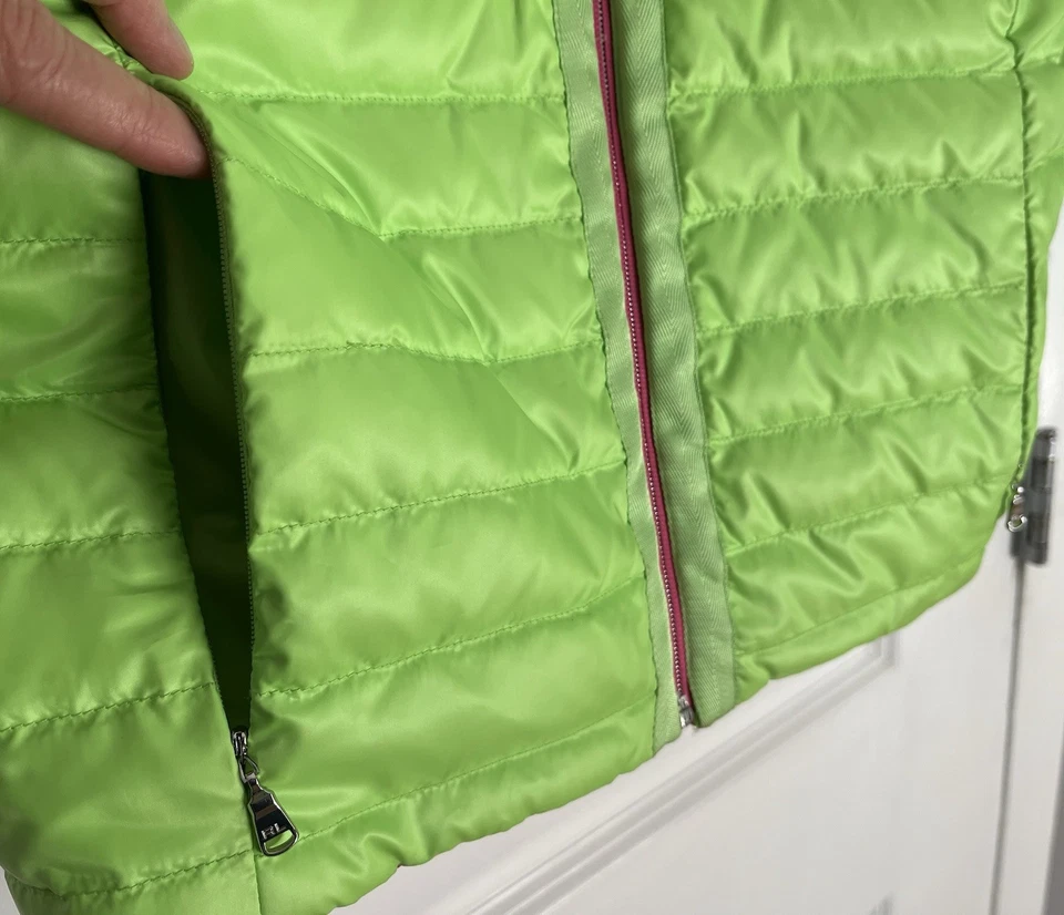 Ralph Lauren Polo Golf Chaleco Mujer’s Reversible Abajo Pluma Talla S Rosa Foto 4 de 4