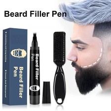 Men Double Ended Beard Filler Pen Waterproof Beard Filling Pencil Long Lasting