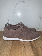 Cole Haan Grand OS Women  s Stitchlite Wingtip Oxford Shoes Sz 9.5 Purple