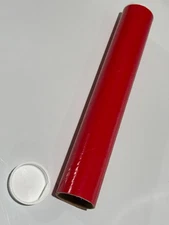 1-1/2" x 10"  Round Cardboard Mailing Tube with End Caps -Red (Box of 60)