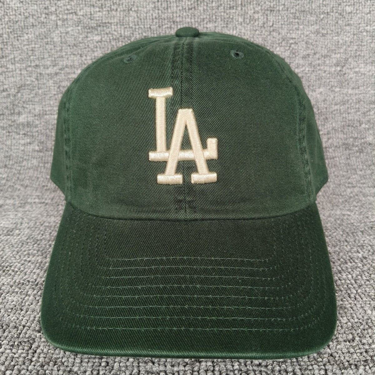 Mitchell & Ness LA Dodgers Green Strapback Baseball Cap Hat