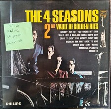 The Four Seasons 2nd Vault Of Golden Hits Vinyl Record VG/VG BL7751 1966
