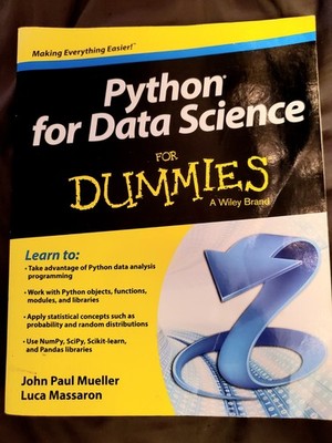 Python for Data Science (For Dummies) 