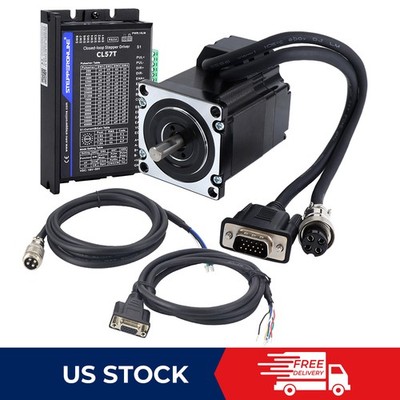STEPPERONLINE Nema 23 1.2Nm Closed Loop Stepper Motor Servo Driver CL57T Kit