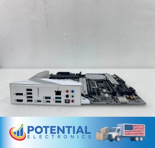 USED ASUS PRIME Z590-A MOTHERBOARD w IO SHIELD NO RAM OR CPU FREE SHIPPING ?