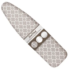 Extra Thick Ironing Board Cover and Pad, Resist Scorching and Staining, 15x54...
