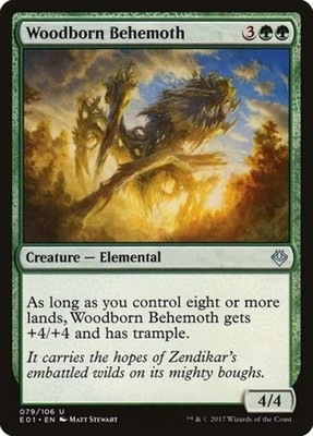 Woodborn Behemoth - E01 MTG - Light Play