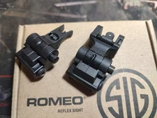 Sig Sauer Flip Up Iron Sights - Black