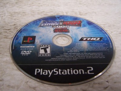WWE Smackdown VS Raw 2008 (Sony Playstation 2, 2007) Disc Only