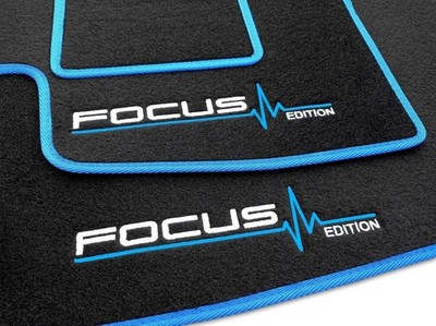 VELOURS FUßMATTEN für FORD FOCUS MK2 (2004 - 2011) + FOCUS Edition