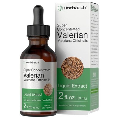Valerian Root (Valeriana Officinalis) Liquid Extract 2 fl oz (59 mL) Non-GMO