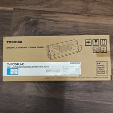 Genuine Toshiba TFC34UC / T-FC34U-C Cyan Toner Cartridge, e-Studio 287CS/347CS