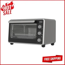 Crisp N Bake PRO 6 Slice Air Fry Toaster Oven Multifunction Easy Cleanup 1500W