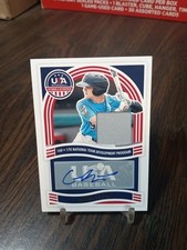 2024 Panini Stars & Stripes Cannon Goldin RC Jersey Patch Auto RPA USA