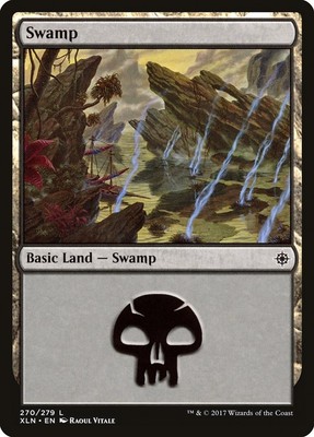 MAGIC THE GATHERING - Standardlandkarte - SUMPF - 12er Pack