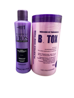 PLASTICA DOS FIOS DETOX SHAMPOO AND BTOX FOR DAMAGED HAIR Kit