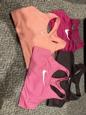 NIKE Dri-fit Pro Classic 3 bundle Sports Bra Racerback Multi-Color Size XXL
