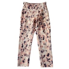 Marika Leggings Womens Small Animal Print High Rise Yoga Pants Pockets Workout G