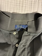 Polo Ralph Lauren Gray L Men's Polo Shirt Classic Fit Short Sleeve Logo