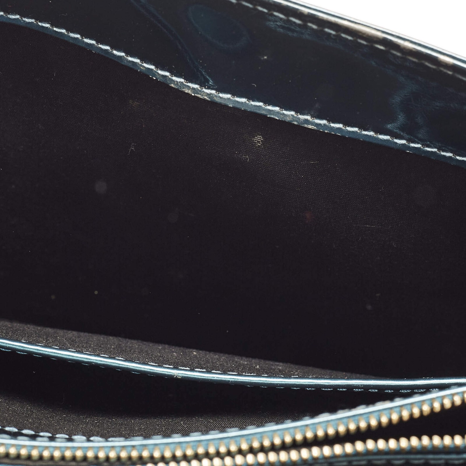 Bvlgari Serpenti Forever Flap Medium Green Patent Leather Shoulder Bag image 7
