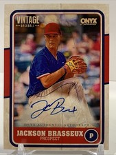 2025 Onyx Vintage - On Card AUTO - Jackson Brasseux