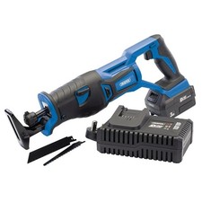 Image of Draper D20 20V Brushless Reciprocating Saw + 3.0Ah Battery & Fast Charger 00593