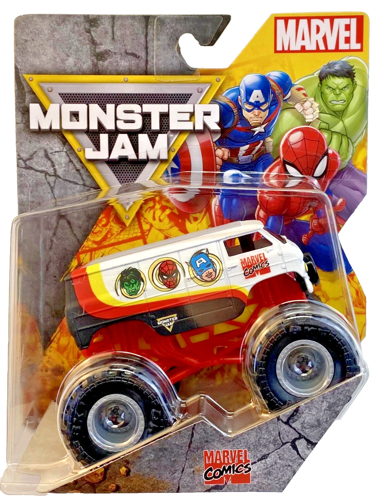 SPIN MASTER 2025 MONSTER JAM Marvel Comics Van New