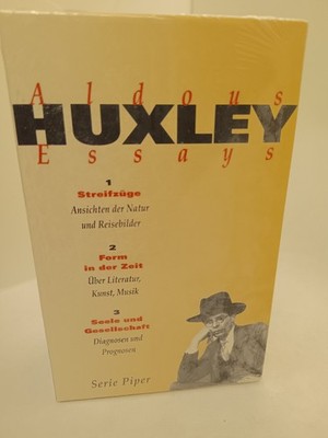 Huxley, Aldous Essays 1, 2 + 3  Bücher im Schuber - 1994 - foliiert - NEU + OVP