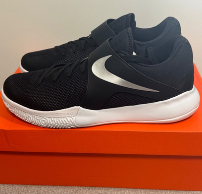 Size 12 - Nike Zoom Live TB Promo Black White Silver (2016) NEW 902590001