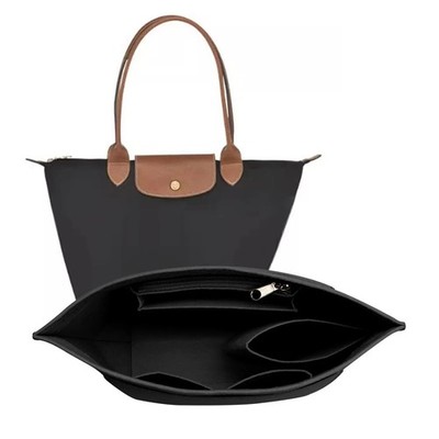 Filzeinsatz Tasche für Longchamp Handtasche Make-up Reise Geldbörse Organizer