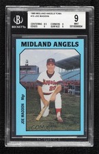 1985 TCMA Minor League Joe Maddon #353 BGS 9 MINT 0q3