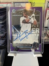 2025 Bowman Draft - Mega Box Chrome Prospect Autographs Brandon Compton #BMA-BCO