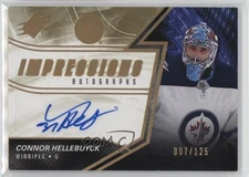 2018-19 SPx Impressions Auto Tier 2 /125 Connor Hellebuyck #IA-CH Auto
