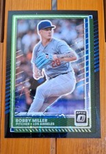 2025 Panini Donruss - Optic Bobby Miller #91 Black Velocity Prizm /39