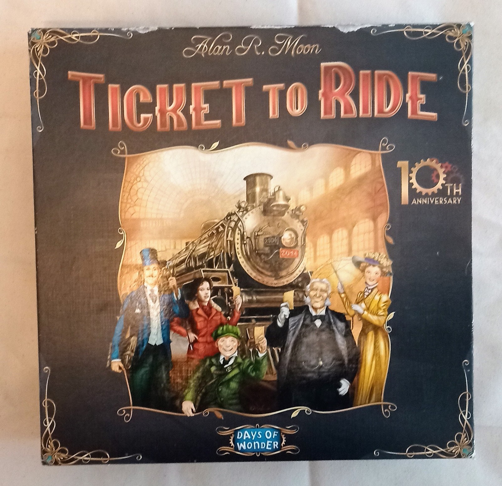 Ticket to Ride: 10th Anniversary edition, with 1910 expansion