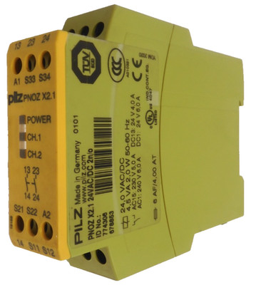 PNOZ x2.1 24VAC/DC 2n/o, 774306, pilz