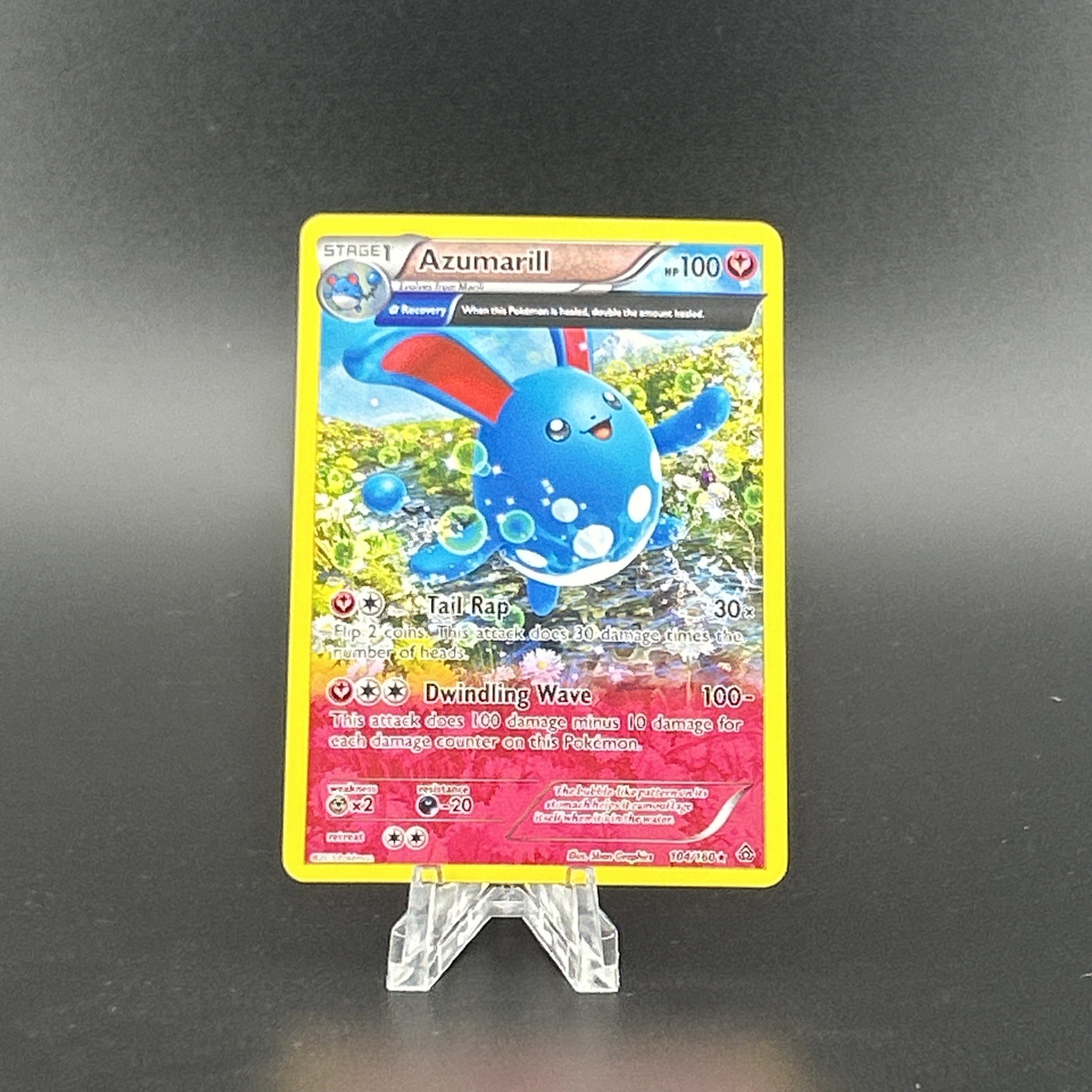 Pokémon TCG Azumarill Primal Clash 104/160 Regular Holo Rare