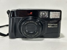 Pentax IQZoom 900 35mm Film Camera Black Auto Focus VTG 90s FREE SHIPPING