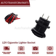 12V Cigarette Lighter Socket Power Plug Outlet Marine Car Motorcycle Receptacle