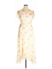Christy Dawn Women Ivory Casual Dress XL