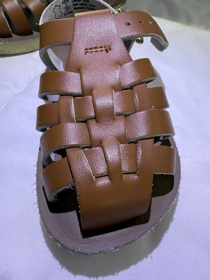 Sandalias de Pesca Sun San Talla 7 Marrón Niños Unisex ¡GRAN FORMA!! Foto 2 de 4