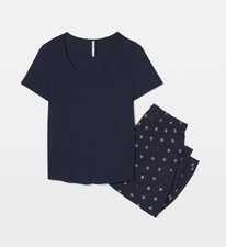 Soma COOL NIGHTS Short-Sleeve Banded Bottom Pajama Set. MSRP 84. Size M