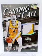 2024-25 Panini Noir Dalton Knecht RC Rookie Casting Call 3 Color Patch /99