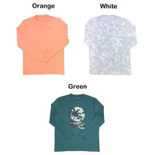 Reel Life Mens Neptune Long Sleeve UV Tee, 4-Way Stretch, UPF 50 UV Protection