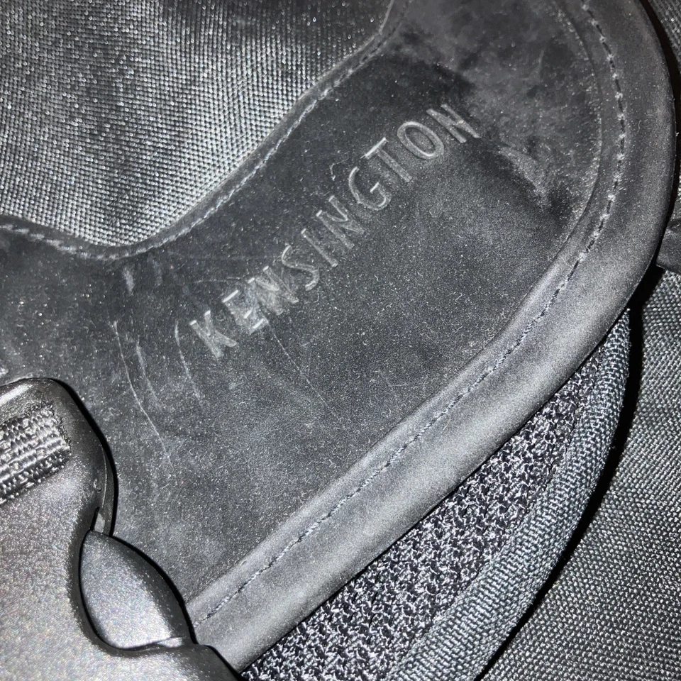 Mochila alforja negra con logotipo de Apple Kensington para computadora portátil *¡LIMPIA!* Foto 3 de 4