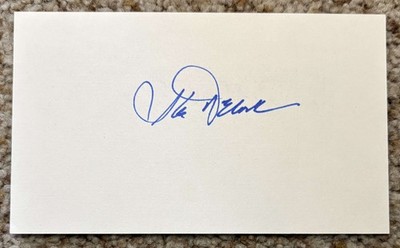 Ike Delock signed card - Red Sox Orioles debut 1952 -