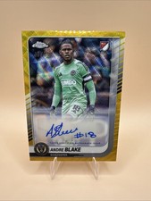 2025 Topps Chrome MLS Andre Blake Gold Wave Auto /50