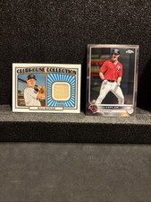 2021 Topps Heritage Clubhouse Collection Relic Max Kepler & 2022 Topps Chrome