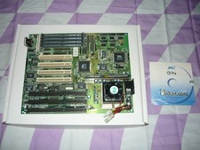 Vintage FIC PA-2002 Socket 7 Motherboard Cyri...